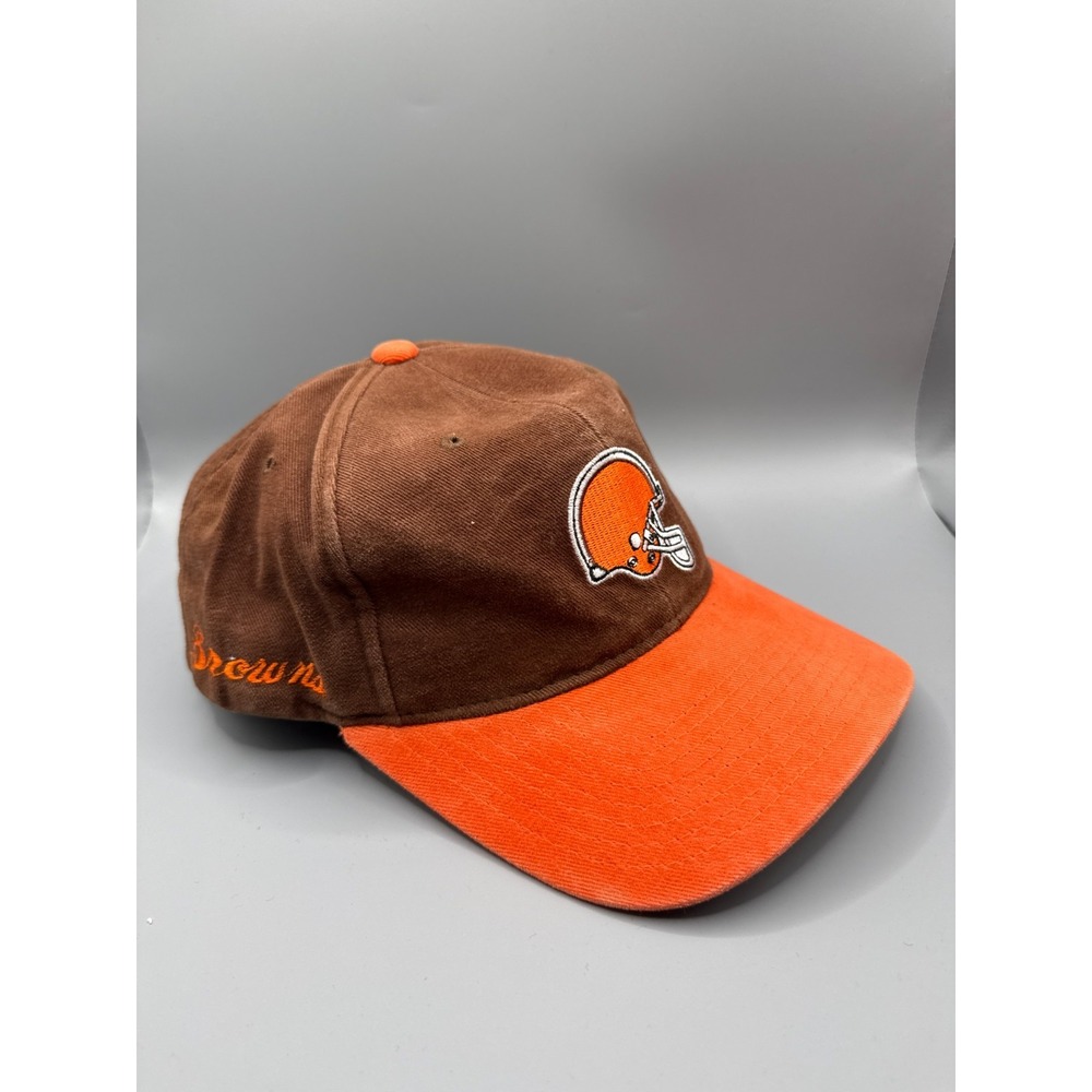 Vintage Cleveland Browns Starter Snapback Hat Brown Orange NFL Cap Cotton #54 - Picture 6 of 12